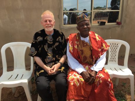 In Igbo Dress With The Chaplain At Pact